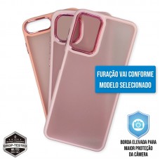 Capa iPhone 15 Pro Max - Clear Case Fosca Chanel Pink